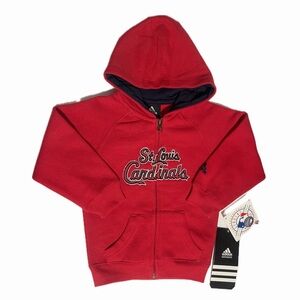 St. Louis Cardinals Adidas Baby Zippered Hoddie Red